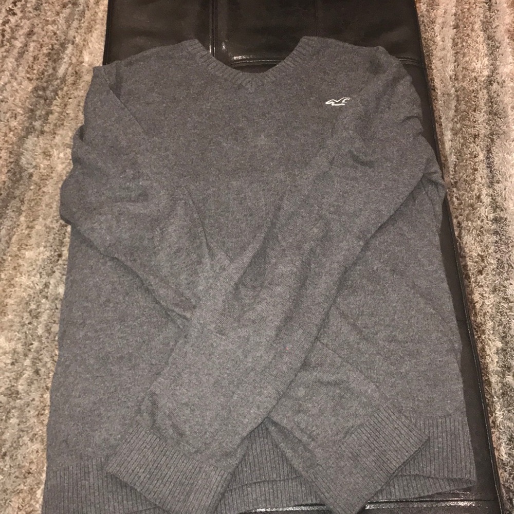 Grey Hollister sweater